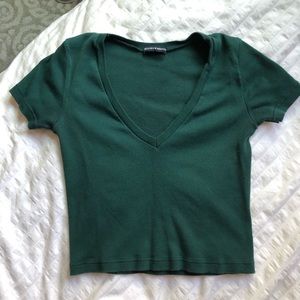Brandy Melville Crop V Neck